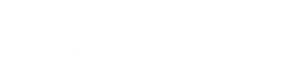 Canideus - Comportementaliste et Educatrice Canin en Positif - Logo blanc